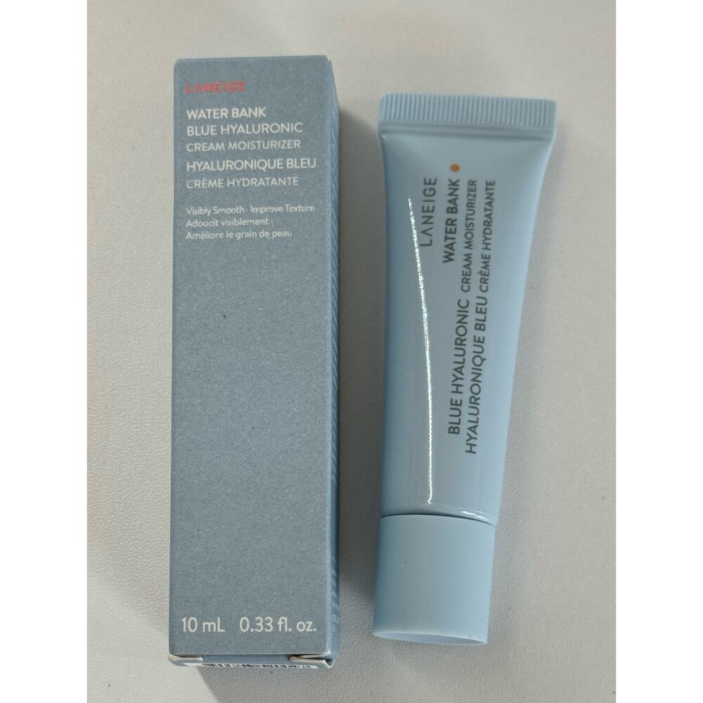 Laneige Water Bank Blue Hyaluronic Moisture Cream .33oz/10ml Trial Size - NIB